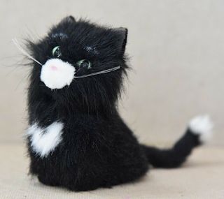 American Girl Pet Cat " Licorice " Black&white Retired