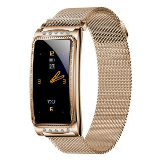 Women Lady Smart Watch Heart Rate Blood Pressure Fitness Tracker For Ios Android