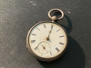 Vintage 1885 Thomas Brown Belfast Silver Fusee Pocket Watch