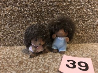 Sylvanian Families Twin Baby Hedgehog Figures - Babies