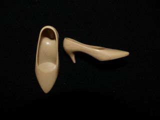 Franklin Beige High Heel Shoes For Fm Princess Diana Vinyl 16 Inch Doll