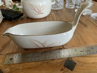 Winfield China Large Gravy Boat So Unique In The Dragon Flower Pattern Pristine