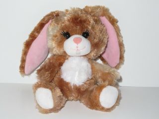 Build A Bear Bunny Rabbit Plush Mini Brown White 6 " Smallfrys Stuffed Toy Euc