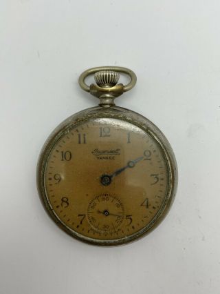Vintage Ingersoll Yankee Pocket Watch,  - For Repair