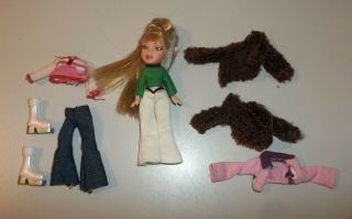 Lil Bratz Mini 4 " Doll - Cloe - With Clothes And Shoes