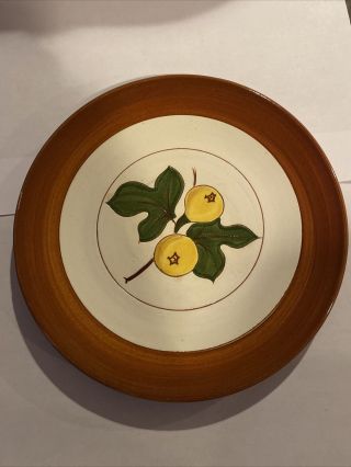 Vintage Stangl Pottery Fruit Pattern Salad Plate 8 Inches