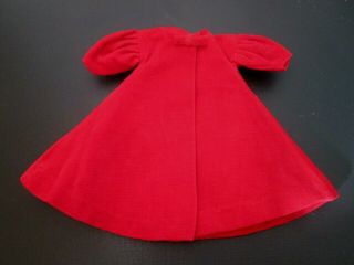 Vintage Barbie: Red Flare 939 Velvet Coat Vgc