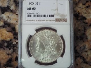 $210 Value 1900 - P Morgan Silver Dollar,  Ngc Ms - 65
