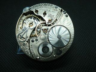 South Bend 215 Double Roller 16s Pocket Watch Movement