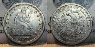 1878 Cc Seated Liberty Quarter 25c Better Issue