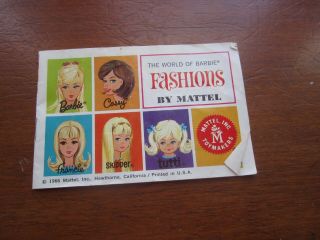 1966 The World Of Barbie Fashions & 1963 Exclusive Fashions Book 1