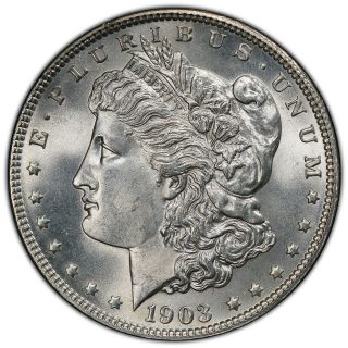 1903 P Morgan Dollar - Pcgs Ms64 Trueview Of Actual Coin Pictured