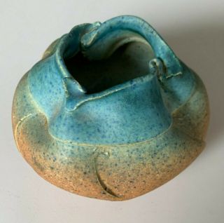 Contemporary Studio Art Pottery " Controlled Collapse " Georg Ohr Inspired Signed