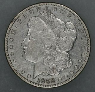 1892 S Morgan Silver Dollar $1 San Francisco Xf Extra Fine Circulated (9275)