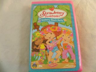 Strawberry Shortcake Seaberry Beach Party On Vhs Vg Clamshell