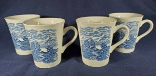 Royal Warwick Lochs Of Scotland – Set (4) Coffee Mugs – Loch Duich