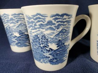 Royal Warwick Lochs of Scotland – Set (4) Coffee Mugs – Loch Duich 2