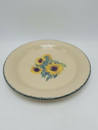 Home And Garden Party " Sunflower " Dinner Plate -
