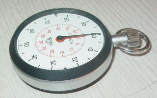 Vintage Heuer Fisher Scientific Company Stopwatch w Box 14 - 647 - 25 3