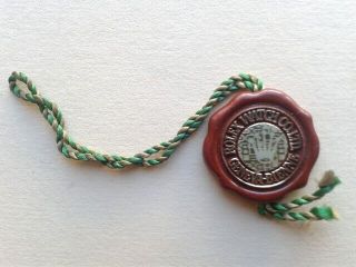 Rolex Red Handtag Seal Gmt Master Ii 16700 16750 16753 16758 Explorer Ii 16550