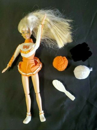 University Of Syracuse Cheerleader Barbie Doll - Complete Without Box