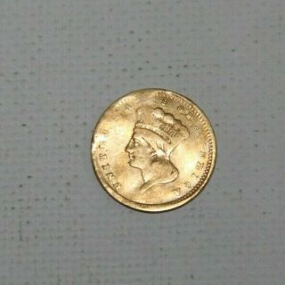 1856 $1 Type 3 U.  S.  Gold Xcls