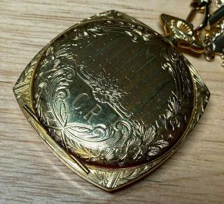 Vintage Arnex Gold Tone Swiss 17 Jewels Half Hunter Hand - Wind Pocket Watch Hours