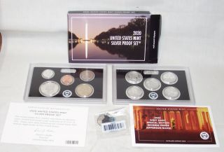 2020 Silver Proof Set With W Nickel Us $63.  25 $105.  00
