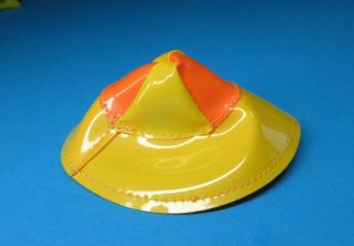 Vintage Barbie FRANCIE - CLAM DIGGERS 1258 Orange & Yellow Hat 2