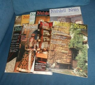 Nutshell News Magazines 1988 Miniatures And Doll Houses 9 Issues
