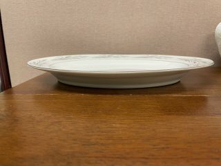 12” Oval Platter Yamaka China Sterling Wheat SY - 107 Japan 2