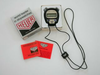 Heuer Microsplit Model 1000 Vintage Digital Stopwatch Fine Swiss Timer