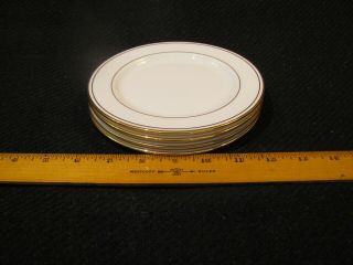 Lenox Federal Gold Bread Plates / 6 3/8 " / / Set Of 4