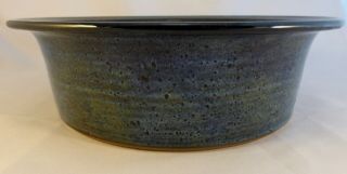 Hand - crafted 2 quart stoneware casserole (0015) 3