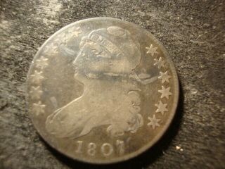 1807 Vg Details 50/20 Capped Bust Half Dollar Upx