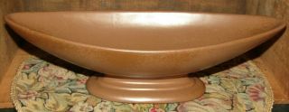 Vintage Red Wing Pottery Console Bowl M - 5006 - Brown -