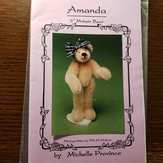 Amanda 5 " Mohair Bear Pattern By Michelle Province