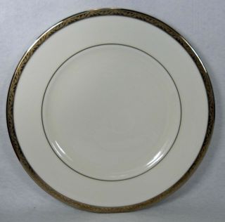 Lenox China Landmark Platinum Pattern Dinner Plate - 10 - 7/8 "