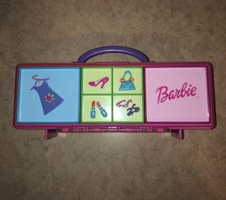 1999 Vtg Barbie Doll Accessories Case W/ Handle Drawers Tara Mattel 9 "
