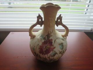 Antique Turn Teplitz Bohemia Austria Amphora Rstk Art Nouveau Styled Vase