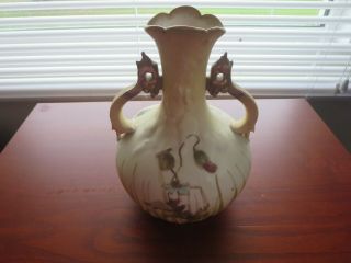 Antique Turn Teplitz Bohemia Austria Amphora RStK Art Nouveau Styled Vase 3