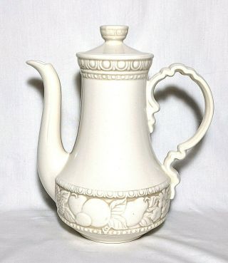 Vintage Vernon Ware By Metlox " Antigua " Pattern 11 Inch Tall Pitcher