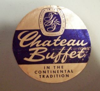 CHATEAU BUFFET PAN / POT LID Taylor Smith Taylor Vintage Label 2
