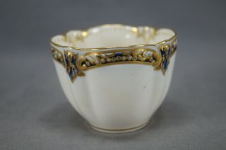 George Jones Crescent China Cobalt & Gold A3841 Tea Cup Circa 1891 - 1920 2