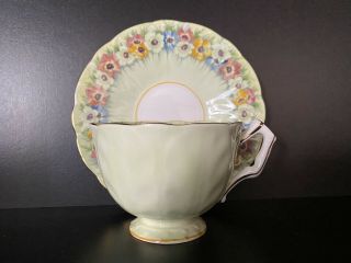 Aynsley Bone China Tea Cup and Saucer Vintage and Numbered 2