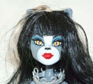 Mattel Monster High Doll Purrsephone Werecat Ghoul Sister To Meowlady School Gir