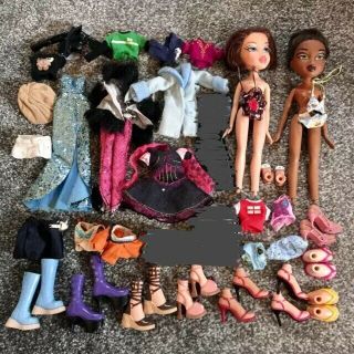 Bratz Doll Bundle Tlc Dana Sasha Clothes Shoes Accessories Ect