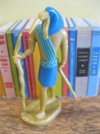 Barbie Goes To Egypt My Doll House Decor Living Room - Egyptian Thoth Statue 2.  5 "