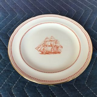 Spode Trade Winds Red 8” Salad Plate 13 Available