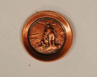 Norman Rockwell Copper Plate " Looking Out To Sea " By Creative World 1977 3/4 " D.